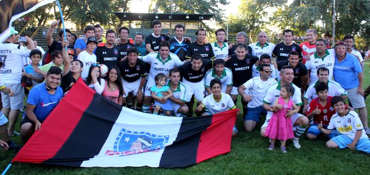 Colo-Colo de todos los tiempos enfrentó a históricos de Deportes Laja en inicio mes aniversario comunal