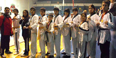 Taekwondo lajino tiene campeona nacional juvenil y logra tercer puesto en Chill�n