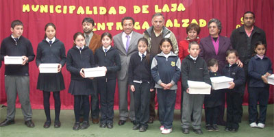 Laja, ceremonia de entrega calzado escolar a�o 2009