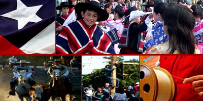 Laja, actividades de celebraci�n Fiestas Patrias 2009