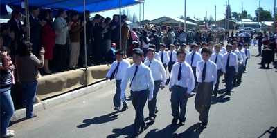 Laja, desfile rural en sector Santa Elena