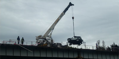 Laja, Accidente en Puente Perales