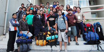 Laja, llegan estudiantes de la Universidad de Chile para ayudar a levantar mediaguas