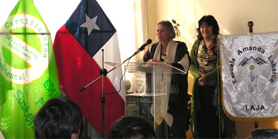 Laja, Proyecto "por una comuna con menos basura" - Escuela Amanda Labarca