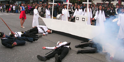 Laja - Desfile y acto de celebración 21 de Mayo (2010)