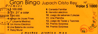 Lajino.cl - Bingo Jupach Cristo Rey, Campamento 2011