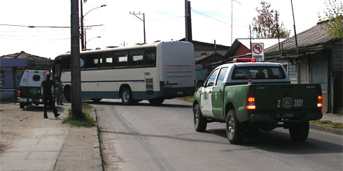 Lajino.cl - Por irregularidades en la patente detienen a bus de empresa lajina