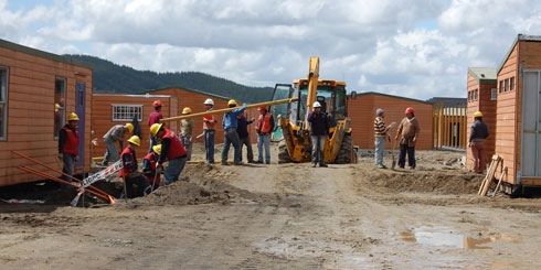 Lajino.cl - Avances obras construcción Liceo Técnico de Laja