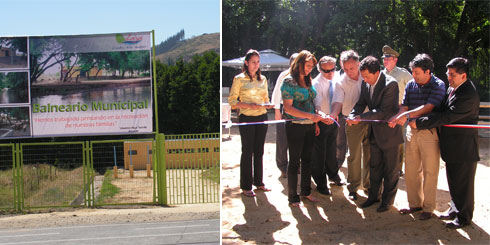 Lajino.cl - Inauguración de nuevas instalaciones Balneario Municipal