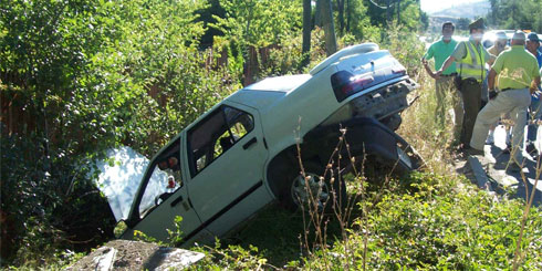 Lajino.cl - Accidente en ruta Q-90 a 5 km de Laja