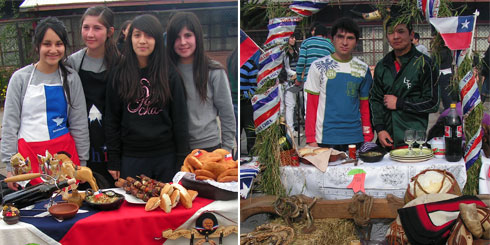 LAJINO.CL  es LAJA en Internet // XVI Muestra Gastronómica reunió a estudiantes en calle Balmaceda de Laja