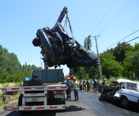 LAJINO.CL es LAJA en Internet // Conocido vecino de Laja fallece en accidente de tránsito en ruta Cabrero / Monte Águila - Foto: RNE