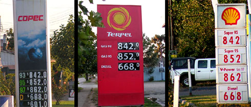 LAJINO.CL es LAJA en Internet // Precios de los combustibles en Laja