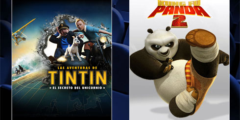 LAJINO.CL ES LAJA EN INTERNET // Las Aventuras de Tin Tin y Kung Fu Panda 2 se exhibirán en Casa de la Cultura en estas vacaciones