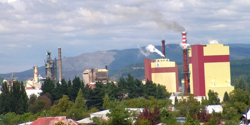 LAJINO.CL ES LAJA EN INTERNET // Fuertes olores desde instalaciones de Empresa CMPC Planta Laja durante la jornada causaron molestias entre vecinos de Laja y San Rosendo