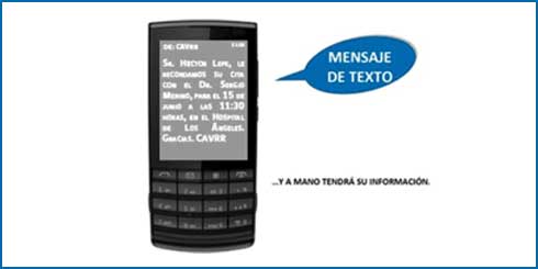 LAJINO.CL ES LAJA EN INTERNET // Hospital de Los Ángeles implementa programa de SMS para recordar horas médicas