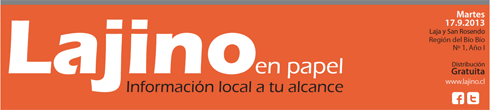 LAJINO.CL ES LAJA EN INTERNET // LAJINO en Papel: "Información local a tu alcance", nuevo periódico para las comunas de Laja y San Rosendo