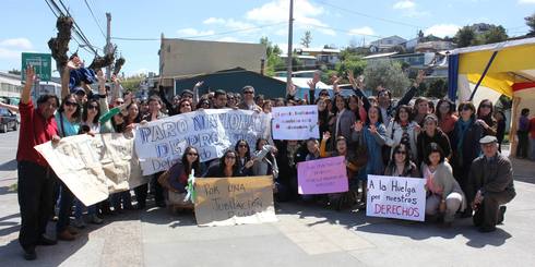 LAJINO.CL ES LAJA EN INTERNET // Importante convocatoria tuvo llamado a Paro Nacional del Colegio de Profesores en la comuna de Laja