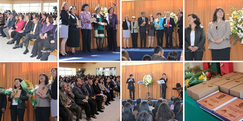 LAJINO.CL ES LAJA EN INTERNET // Ceremonia de reconocimiento en el "Día del Profesor" en la comuna de Laja