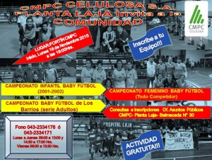 Baby Fútbol / CMPC Celulosa Planta Laja