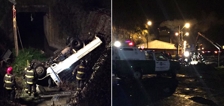 Accidente en acceso sur a la comuna de Laja dejó una persona fallecida y dos lesionadas